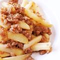 ♡こもれび♡'s cooksnap of when they made ひき肉とじゃがいもの甘みそ炒め.