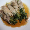 sweetminki's cooksnap of when they made エノキと豆苗の豚肉巻き　甘辛ダレ.