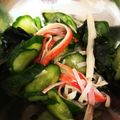 ☆★ぴー★☆'s cooksnap of when they made 5分で副菜☆キュウリとワカメの和え物.