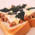 あいこみらい's cooksnap of when they made これがハマる！！納豆トースト.