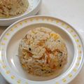 ナツ☆ママ's cooksnap of when they made ＊梅としらすのマヨ炒飯＊.