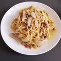 ナスの糠漬け's cooksnap of when they made 初心者でも簡単！玉ねぎとツナのパスタ.