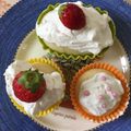 teriyakime's cooksnap of when they made HM苺蒸しパン de 苺カップケーキ.