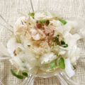めなよ's cooksnap of when they made 新玉ねぎと長いものシャキネバサラダ.