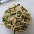 クックJEGWNR☆'s cooksnap of when they made もやしときゅうりのごま酢和え.