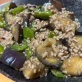 はなとと's cooksnap of when they made ひき肉　茄子　ピーマンのレンチンそぼろ煮.