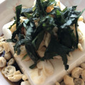 優木星's cooksnap of when they made 天かすとめんつゆで♡しらすと青じその冷奴.