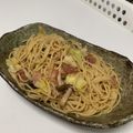 クックS01H68☆'s cooksnap of when they made ＊バター醤油の和風パスタ＊.