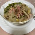 真友耕奈mama's cooksnap of when they made ベーコン玉ねぎのコンソメバター醤油パスタ.