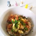 島猫。's cooksnap of when they made ポテサラ猫飯（ねこまんま）.