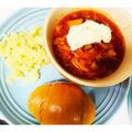 sangori's cooksnap of when they made ビーンズとビーツのデリ風ボルシチスープ.