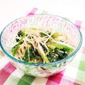 2525招き猫's cooksnap of when they made ネギ好きのためのほうれん草ナムル☆.