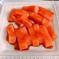 すぬ♥'s cooksnap of when they made 〈適量レシピ〉サーモン刺身と煮切り醤油.