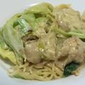 美緒玲＠女子力アップ's cooksnap of when they made 柚子胡椒香る＊春キャベツのクリームパスタ.