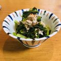 CZKO's cooksnap of when they made 豚肉と小松菜のおひたし.