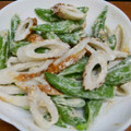 クックZTZ10H☆'s cooksnap of when they made ☆スナップエンドウとちくわの梅マヨ和え☆.