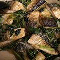 やすらー's cooksnap of when they made ごまさばとほうれん草の炒め物.