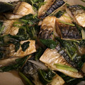 やすらー's cooksnap of when they made ごまさばとほうれん草の炒め物.