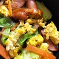 ♡♡ゆこ♡♡'s cooksnap of when they made ウインナーと卵の野菜炒め.