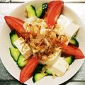 ぷっくりんご's cooksnap of when they made トマトとキュウリと豆腐のぱぱっとサラダ.
