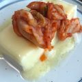JathMinty's cooksnap of when they made レンジで簡単☆キムチーズ温やっこ.