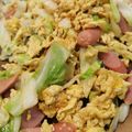 ココあやワン's cooksnap of when they made ウインナーと卵の野菜炒め.