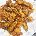ふくのすけの母ちゃん's cooksnap of when they made お酢でさっぱりと♪チキンチキンごぼう.