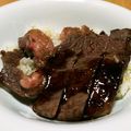 土方ともこ's cooksnap of when they made 簡単！めちゃうま！ステーキライス.