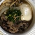 ma___111's cooksnap of when they made 大皿一品！超簡単♡肉豆腐〜すきやき風味〜.