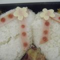 3姉妹ちゃんママ's cooksnap of when they made ＊キャラ弁＊　ビーチサンダル♪.