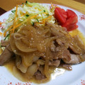 LNW☆'s cooksnap of when they made 【定食屋さん風】しょうが焼き.