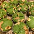 onioniko's cooksnap of when they made 抹茶とホワイトチョコのマフィン.