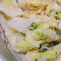 夕星　橋姫's cooksnap of when they made 春キャベツとじゃこのサラダ.