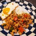 ハル大好きママ's cooksnap of when they made ☆鶏肉のバジル炒めごはん☆.