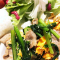クックミッコ☆'s cooksnap of when they made 豚肉と小松菜の卵炒め.