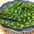 明日の風☆'s cooksnap of when they made スナップえんどう塩胡椒焼き♡.