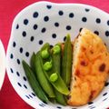 ともこキッチン's cooksnap of when they made スナップえんどうとがんもの煮物.