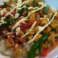 松ぼっくり。's cooksnap of when they made 簡単！鶏胸肉とピーマンのオイスター炒め丼.