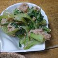 凪なぎ's cooksnap of when they made ☆話題入り☆チンゲン菜とツナの梅ゴマ和え.