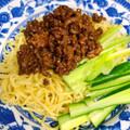 よちりんのまーちゃん's cooksnap of when they made ジャージャー麺風黒酢簡単タレ冷やし中華.