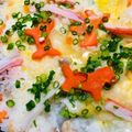 P_heaven's cooksnap of when they made 白だしで、おなかに優しい鶏雑炊。.