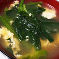 おおかなぼぅ's cooksnap of when they made ほうれん草と卵の簡単スープ.