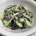 ぷかrin's cooksnap of when they made きゅうりとワカメのマヨわさび和え♪.