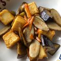 ばやし's cooksnap of when they made ナスと人参入りきんぴら厚揚げ.