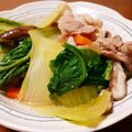 あきつま（杏花☆）'s cooksnap of when they made 山東菜とシイタケのほっとする炒めもの.