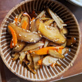 おにもつちゃん's cooksnap of when they made 牛蒡と椎茸のきんぴら.