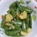mihei's cooksnap of when they made スナップエンドウのおかかマヨポン和え.
