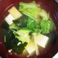 ムーミン☆ママ's cooksnap of when they made 白菜と豆腐のお味噌汁.
