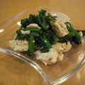 ちゃめぶひ's cooksnap of when they made 菜の花とラー油の白和え.