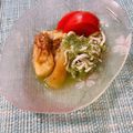 yesmama's cooksnap of when they made 焼き茄子♡きゅうり酢かけ.
